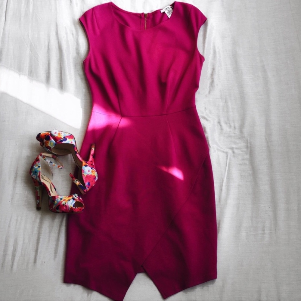 Bar III envelope hem dress